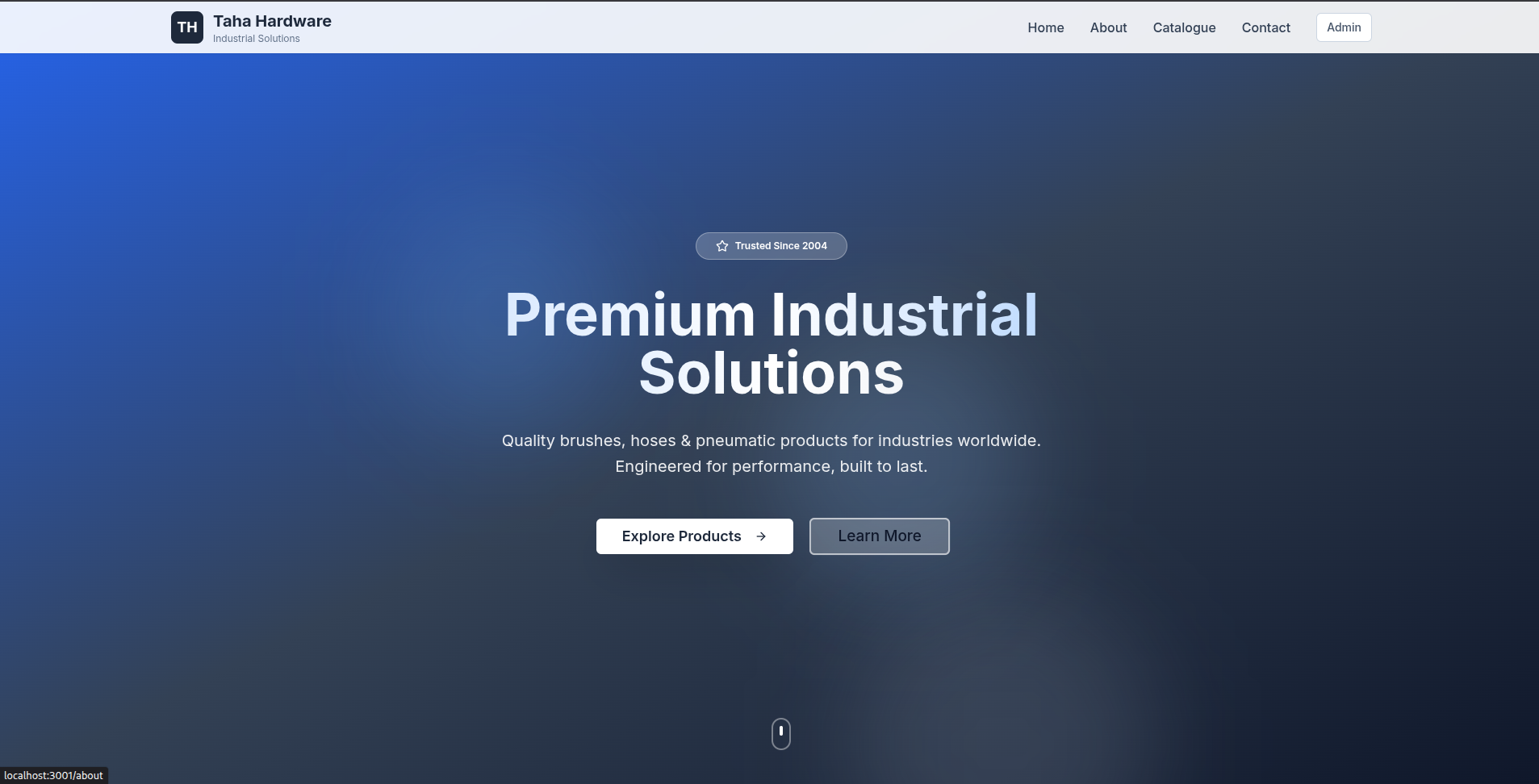 Taha Hardware Website